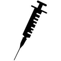 symbol illustration of drug injection vector