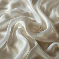 Flowing waves of fabric, gently undulating and rippling, with a soft, silk-like texture background photo