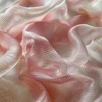 Flowing waves of fabric, gently undulating and rippling, with a soft, silk-like texture background photo