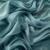 Flowing waves of fabric, gently undulating and rippling, with a soft, silk-like texture background photo