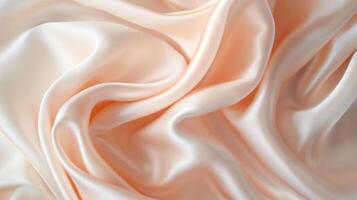 Flowing waves of fabric, gently undulating and rippling, with a soft, silk-like texture background photo
