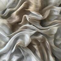 Flowing waves of fabric, gently undulating and rippling, with a soft, silk-like texture background photo