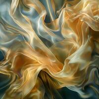 Flowing waves of fabric, gently undulating and rippling, with a soft, silk-like texture background photo