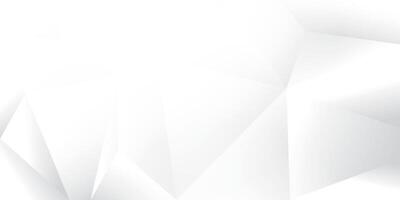 Abstract white and gray color, modern design stripes background with low poly pattern. illustration. vector