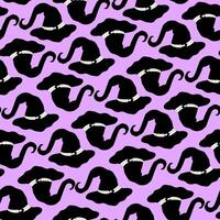 Witch hats seamless Halloween pattern. Wizard hat repeat pattern. Halloween spooky background, texture, wallpaper design. vector
