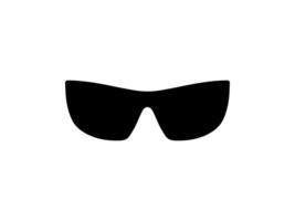 Sun Eye Glasses Silhouette, Front View, Flat Style, can use for Pictogram, Logo Gram, Apps, Art Illustration, Template for Avatar Profile Image, Website, or Graphic Design Element vector