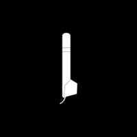 'Canting' Silhouette, Canting is a pen-like tool used to apply liquid hot wax in the batik-making process in Indonesia, more precisely 'batik tulis' or hand-drawn batik. Batik is from Indonesia vector