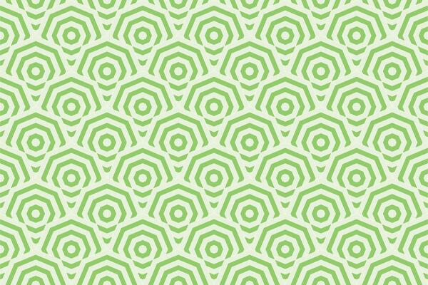 A Seamless Pattern of Pastel Green Hexagons