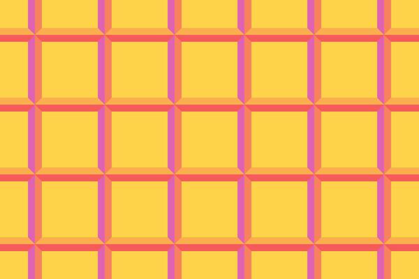 Seamless yellow-orange tone square pattern.