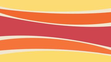 Wave drawn wavy colored groovy background vector