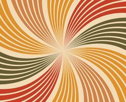 Retro style abstract spiral line pattern background vector