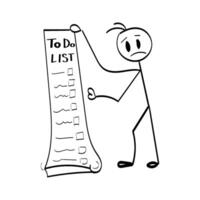 Funny Stick figure hand drawn style for print vector
