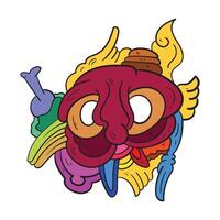 psychedelic doodles for your designs vector
