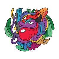 psychedelic doodles for your designs vector
