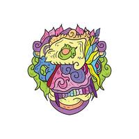 psychedelic doodles for your designs vector