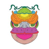 psychedelic doodles for your designs vector