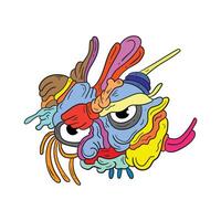psychedelic doodles for your designs vector