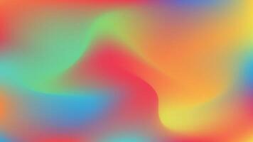 Abstract background with blending colors of green, blue, red, orange and yellow. vector