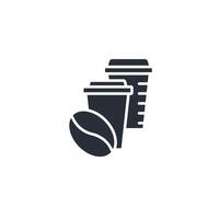 Coffee cup icon. .Editable stroke.linear style sign for use web design,logo.Symbol illustration. vector