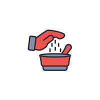 cook icon. .Editable stroke.linear style sign for use web design,logo.Symbol illustration. vector