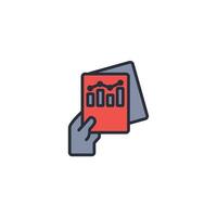 results icon. .Editable stroke.linear style sign for use web design,logo.Symbol illustration. vector