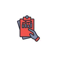 analysis icon. .Editable stroke.linear style sign for use web design,logo.Symbol illustration. vector