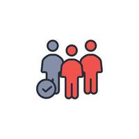 participation icon. .Editable stroke.linear style sign for use web design,logo.Symbol illustration. vector