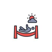 nap icon. .Editable stroke.linear style sign for use web design,logo.Symbol illustration. vector