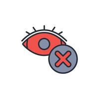 No sleep icon. .Editable stroke.linear style sign for use web design,logo.Symbol illustration. vector