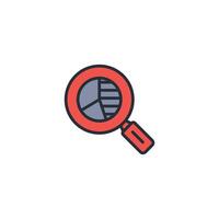 Research icon. .Editable stroke.linear style sign for use web design,logo.Symbol illustration. vector