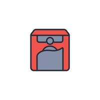 blanket icon. .Editable stroke.linear style sign for use web design,logo.Symbol illustration. vector