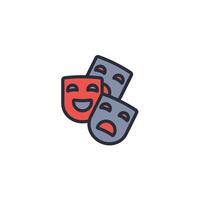 arts icon. .Editable stroke.linear style sign for use web design,logo.Symbol illustration. vector