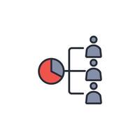 shareholder icon. .Editable stroke.linear style sign for use web design,logo.Symbol illustration. vector