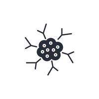 tumor icon. .Editable stroke.linear style sign for use web design,logo.Symbol illustration. vector