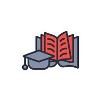 education icon. .Editable stroke.linear style sign for use web design,logo.Symbol illustration. vector