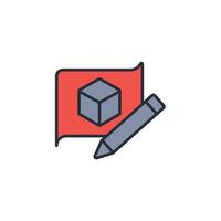 Prototype icon. .Editable stroke.linear style sign for use web design,logo.Symbol illustration. vector
