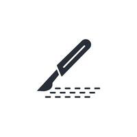 surgery icon. .Editable stroke.linear style sign for use web design,logo.Symbol illustration. vector