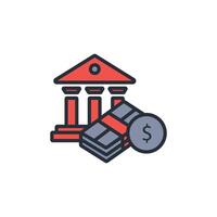 Public administration icon. .Editable stroke.linear style sign for use web design,logo.Symbol illustration. vector