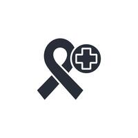 Oncology icon. .Editable stroke.linear style sign for use web design,logo.Symbol illustration. vector