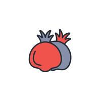 Onion icon. .Editable stroke.linear style sign for use web design,logo.Symbol illustration. vector