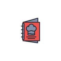 recipe icon. .Editable stroke.linear style sign for use web design,logo.Symbol illustration. vector