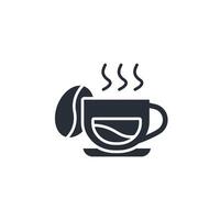 coffee icon. .Editable stroke.linear style sign for use web design,logo.Symbol illustration. vector