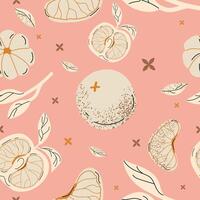 This is a seamless pattern on a pink background vector