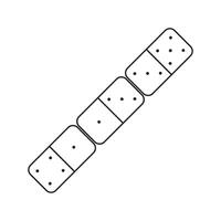 dominoes icon symbol vector