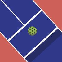 Pickleball sport summer vector