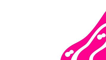 abstract pink wavy illustration on white background for background, backdrop, copyspace vector
