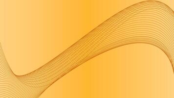 Abstract striped orange gradient background vector