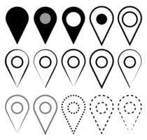Location pointer pin or You are here marker sign symbol. vector