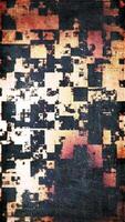 Vertical - abstract background animation with a mosaic rusty grunge noise texture. This dark textured grungy motion background is full HD and a seamless loop. video