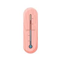 Thermometer icon. Optimal room temperature for sleeping. Thermometer indoor illustration celsius Fahrenheit measuring. Temperature measurement. illustration isolated on white vector